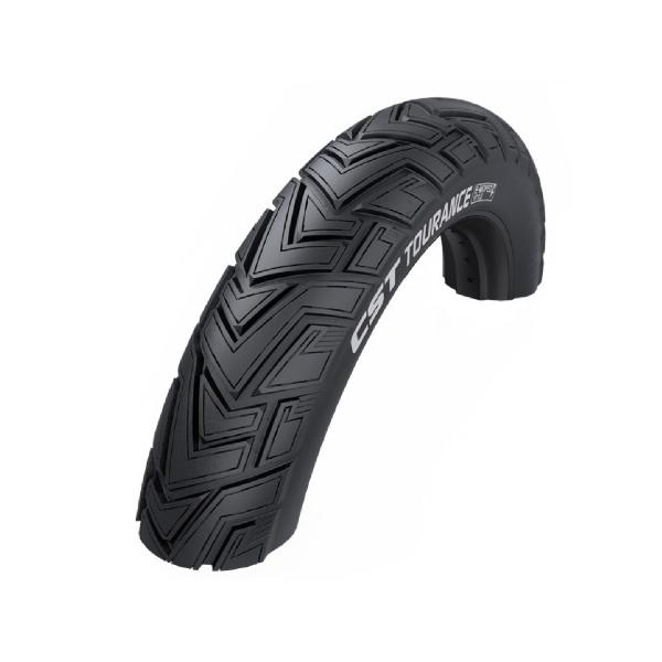 Cst Buitenband tourance 20x4.00 fatbike zwart met reflex