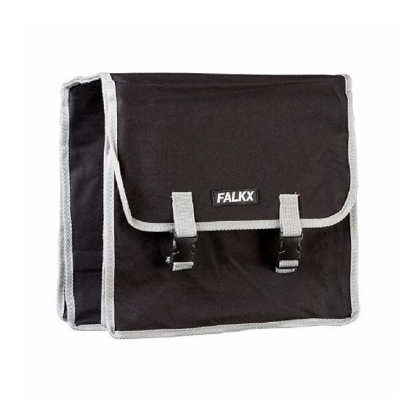 Falkx FALKX tas dubbel afmeting: (2x) 34x32x10. totaal inhoud 22L