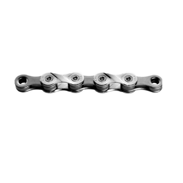 KMC Ketting X9 Silver/grey 1/2x11/128,X-Bridge, 6.6mm, 116L, 9-speed. Werkplaatsverpakking per stuk