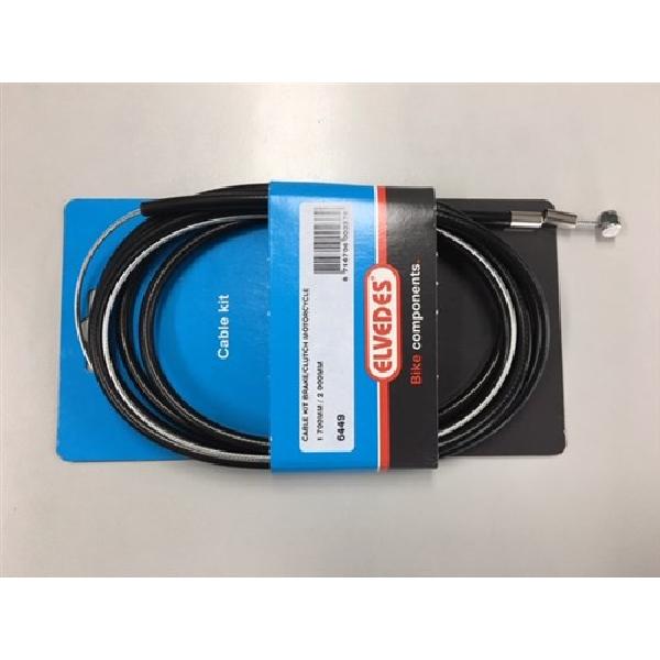 Elvedes Koppelings kabel ton motor 8x8 nippel cpl. 6449