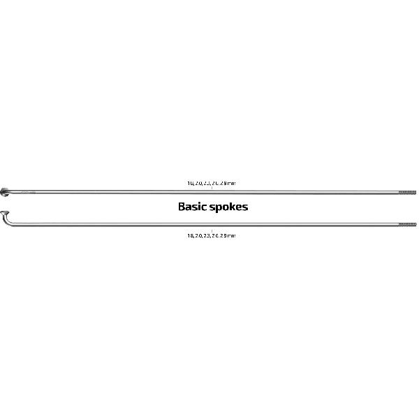 Sapim Spaken 258-13 Leader ø2.33mm FG 2,6 RVS (100 stuks)