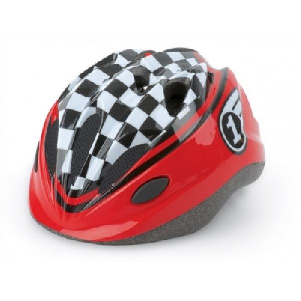 Polisport PolispGoudt kinderhelm Race. maat: XS (46/53 cm), kleur: rood/zwart