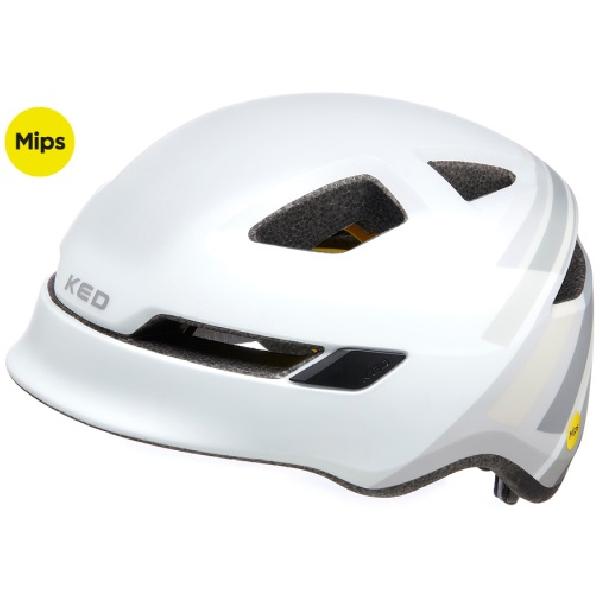 Ked Fietshelm Pop Mips medium (52-56 cm) Grijs