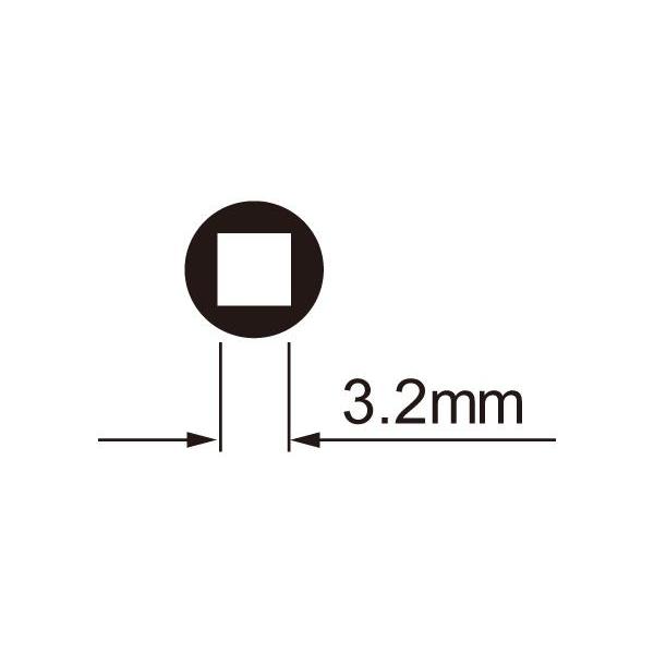 IceToolz Spaaknippelsleutel Icetoolz 12B7 voor 3,2 mm (vierkante nippels)