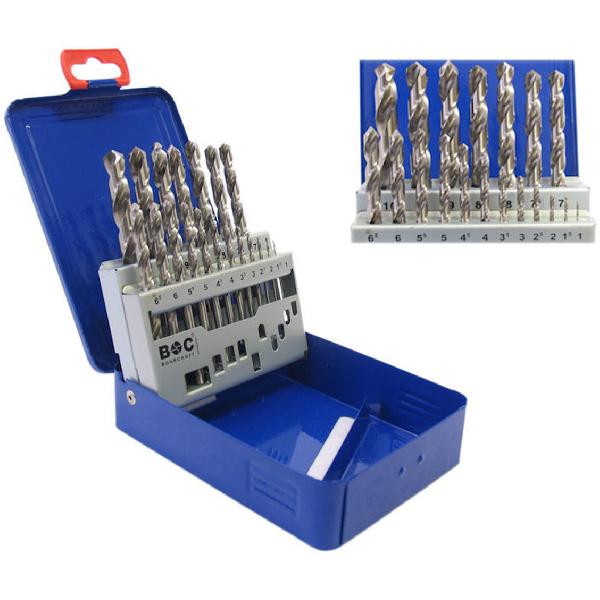 Bofix Hss boren-set 19-delig in pvc box