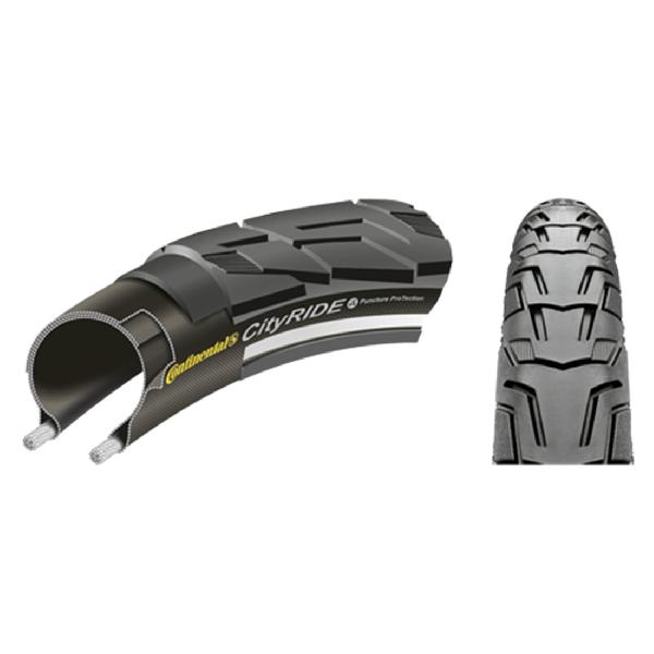 CONTINENTAL Buitenband ride city breaker 28x1.60 (42-622) zwart reflex