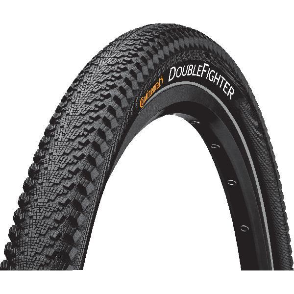 Continental Conti Double Fighter III snelle stadsflitser, zwart, 28x1 3/8, 37-622, 640g, 4-6 Bar