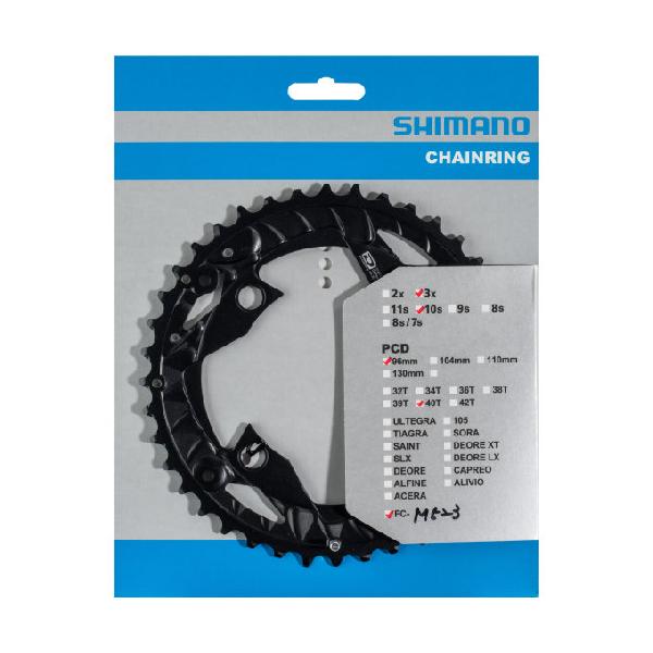 Shimano Kettingblad 40T FC-MT500 FC-M523 (AN) 10 speed zwart