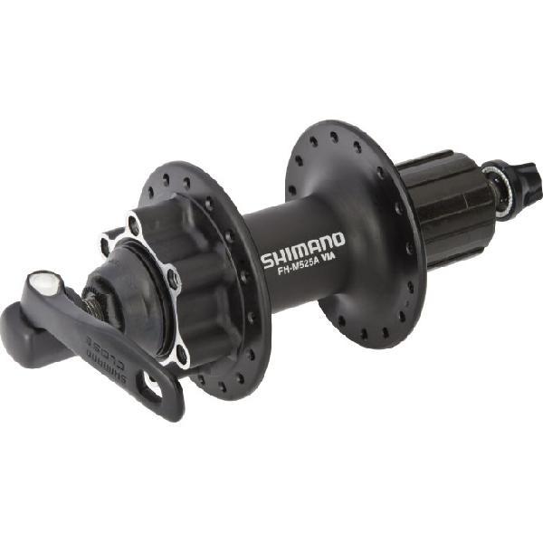 Shimano Achternaaf 8/9/10 speed FH-M525 32 gaats 6 bouts remschijfbevestiging zwart