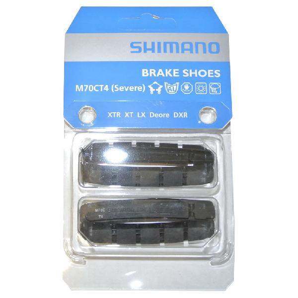 Shimano Remrubber M70CT4 V-brake o.a. BR-M570 BR-M970 (2 sets)