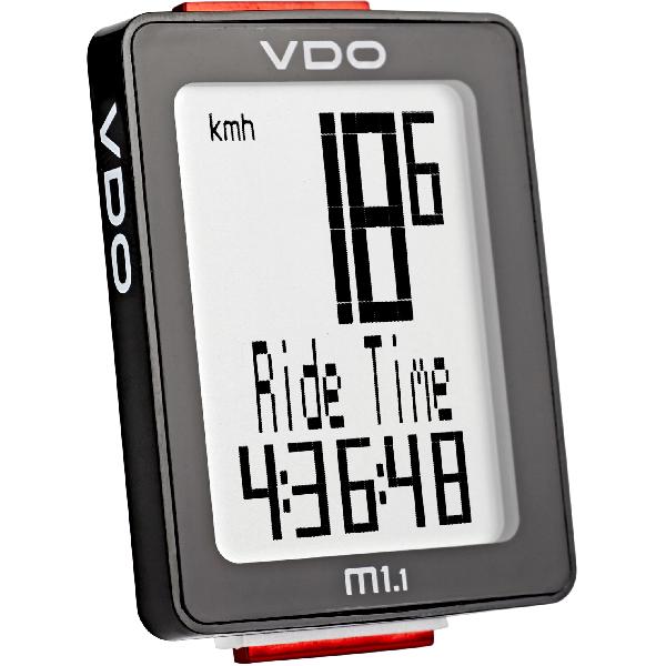 VDO Fietscomputer M1.1 WR zwart