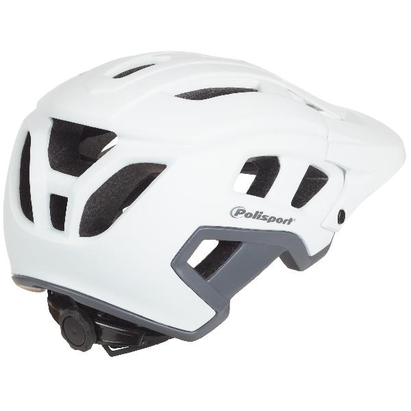 Polisport PolispGoudt mountain pro fietshelm l 58-61cm wit/grijs