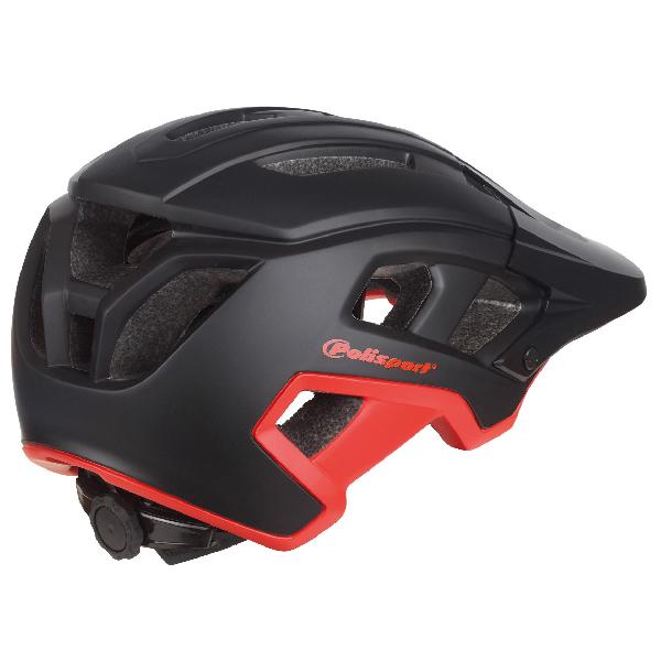 Polisport PolispGoudt mountain pro fietshelm m 55-58cm zwart/rood