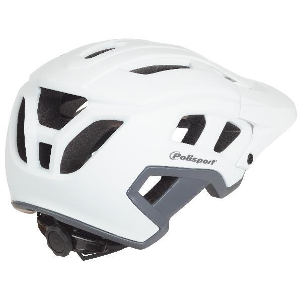 Polisport PolispGoudt mountain pro fietshelm m 55-58cm wit/grijs