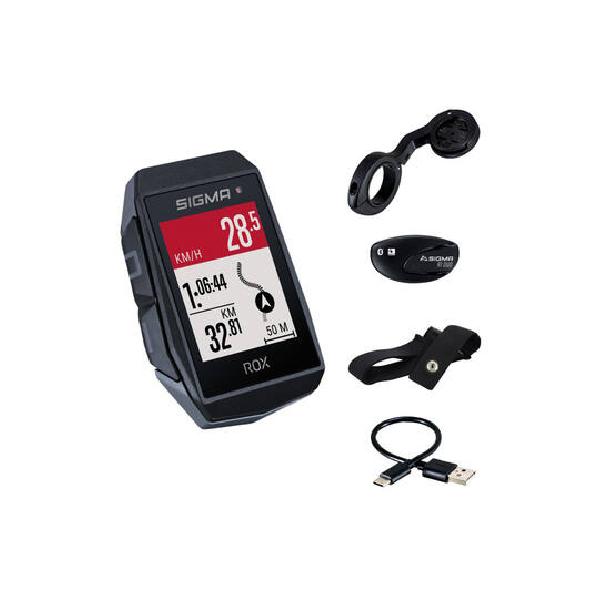 Sigma - ROX 11.1 EVO GPS Fietscomputer inclusief HR Hartslagband Zwart