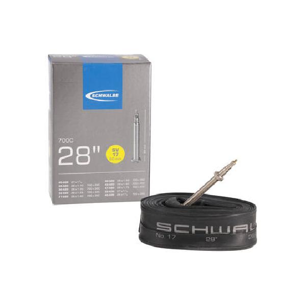 Schwalbe - Binnenband SV17 60MM 27x1.25 / 28x1.75 - 700x28C/700x45C