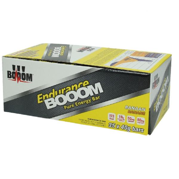 BOOOM Pure Energy Bar Banana - 35 Stuks x 40 Gram