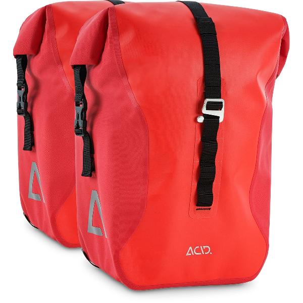 Acid Panniers Travlr Pro 20/2 Flame/Black