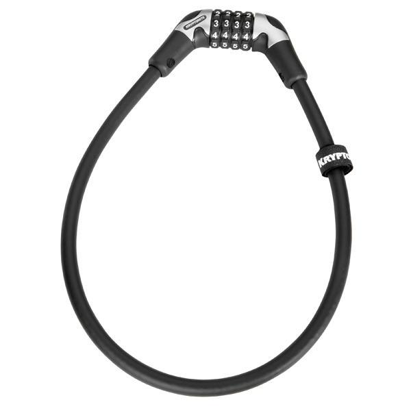 Kryptonite Combo Cable Keeper 1265 12mmx65cm Zwart