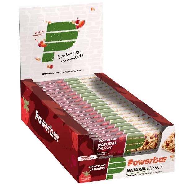 Powerbar Natural Energy Bar Strawberry&Cranberry 18x40 gr