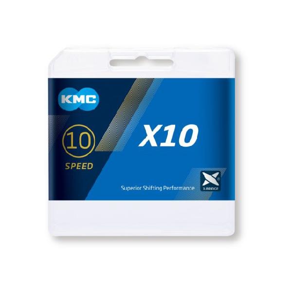 KMC Ketting 10-Speed X10 114L Grijs