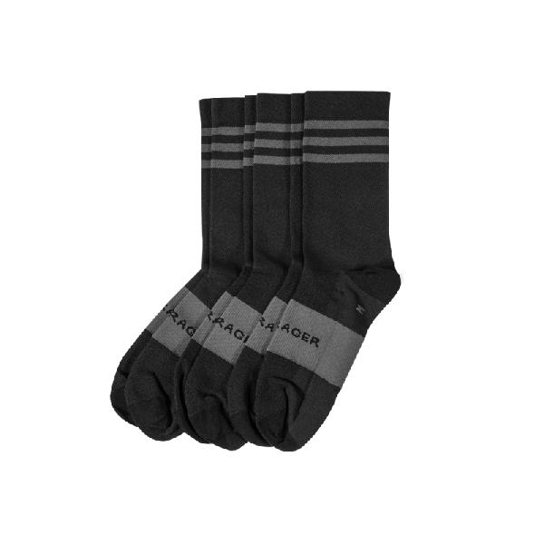 Bontrager Race Crew Cycling Sock 3-Pack Black 43-45 (Large)