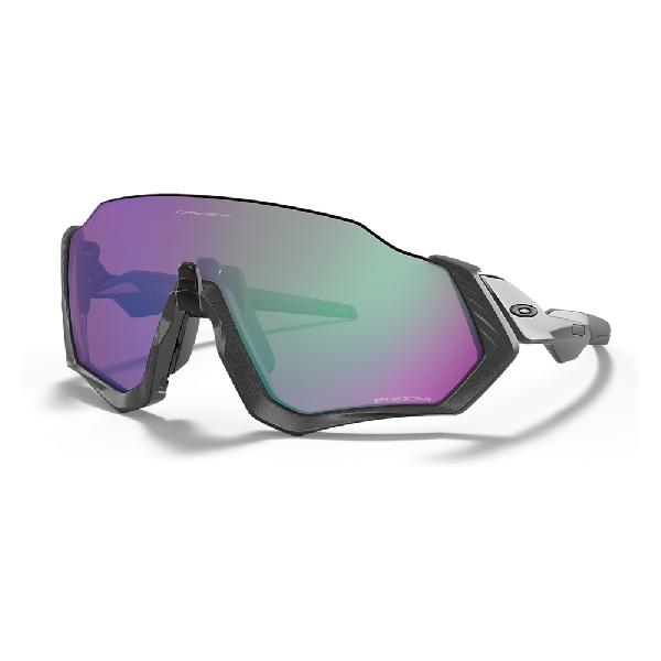 Oakley Flight Jacket Matte Steel Prizm Road Jade