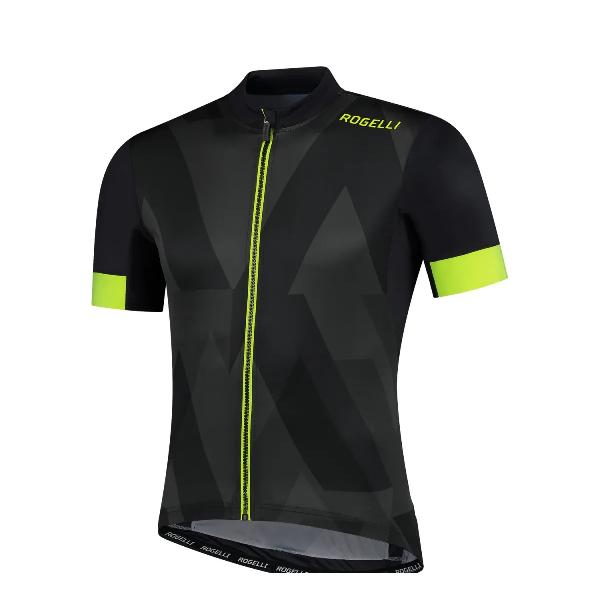 Rogelli Wielershirt Korte Mouw Brisk Grijs/Fluor M