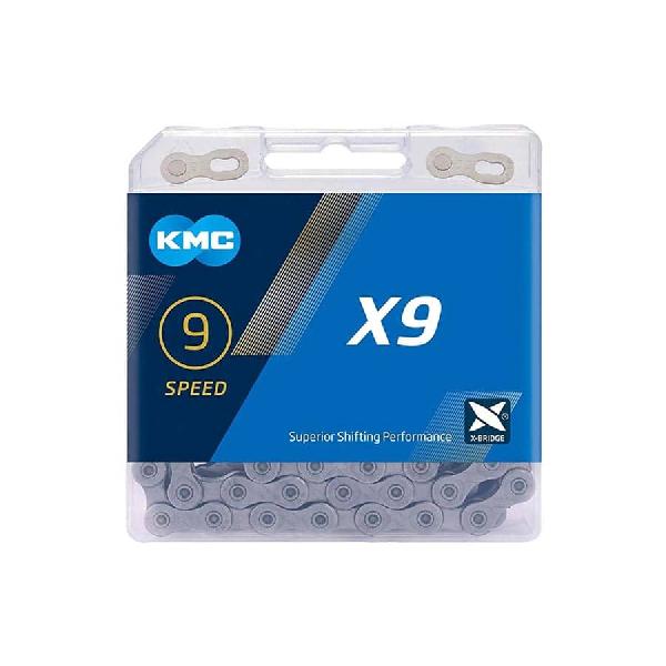 KMC X9 Ketting 9-speed 114-schakels - Grijs