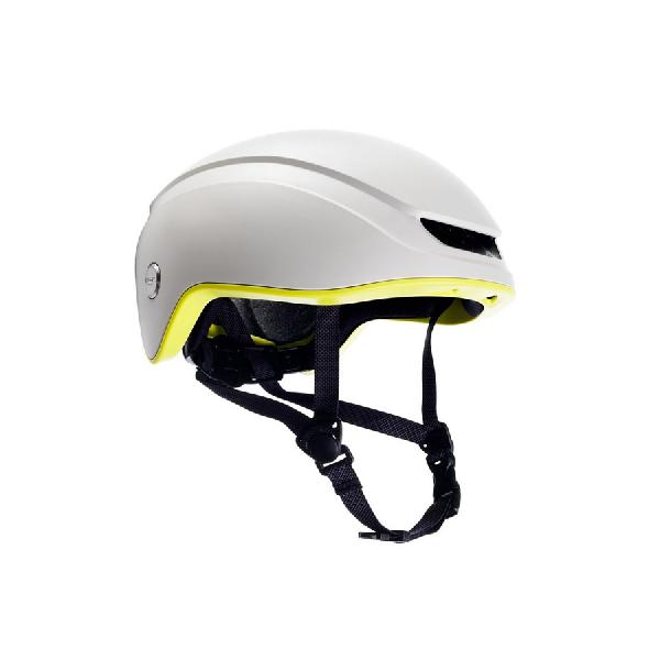 Brooks Island Helm - Wit/Lime