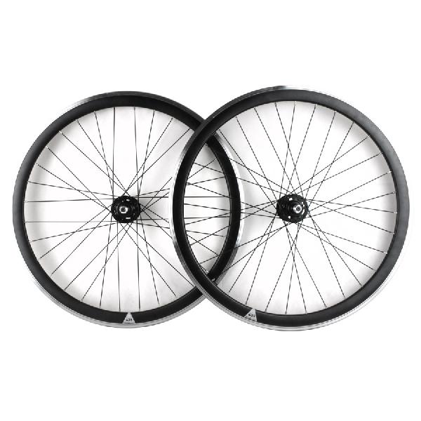 M-Wave Fixed Gear Wielset - Zwart CNC