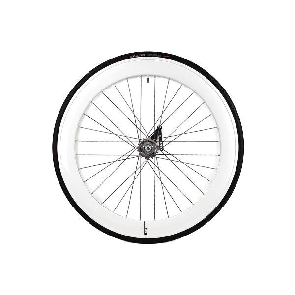 Santafixie Terugtrapem 60mm Achterwiel + Binnenband + Band - Wit