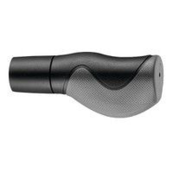 Union Ergonomisch handvatset 2-componenten 130/130mm Zwart/Grijs Met snijrand Bar-end dopje