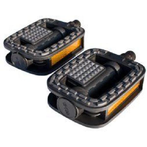 Pedalen set 9/16 inch grijs/zwart