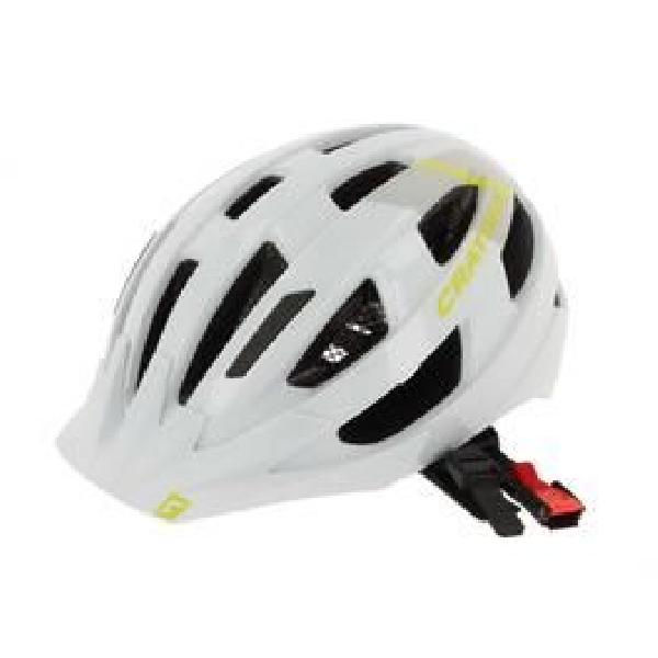 Cratoni Helm Velo-X S-M White-Lime Glossy