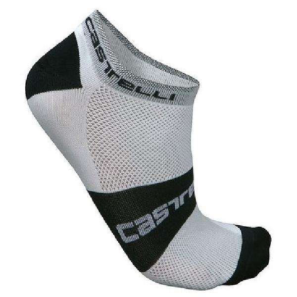 Castelli fietssokken Lowboy sock wit 7069-001 L-XL