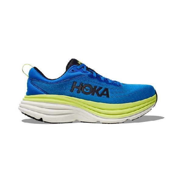 Hoka Bondi 8 hardloopschoenen blauw/groen/wit heren 46