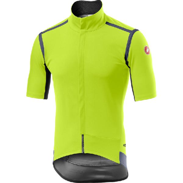 Castelli Gabba RoS korte mouw fietsshirt geel heren XXL