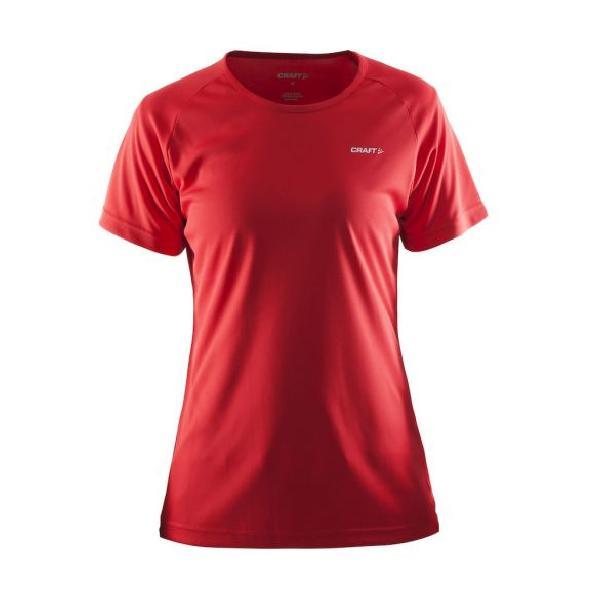 Craft Prime korte mouw hardloopshirt rood dames L