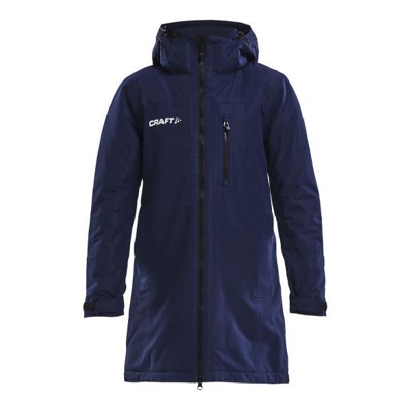 Craft Parkas trainings jas blauw junior 134-140