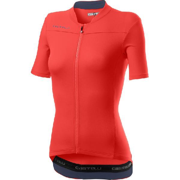 Castelli Anima 3 korte mouw fietsshirt roze dames L