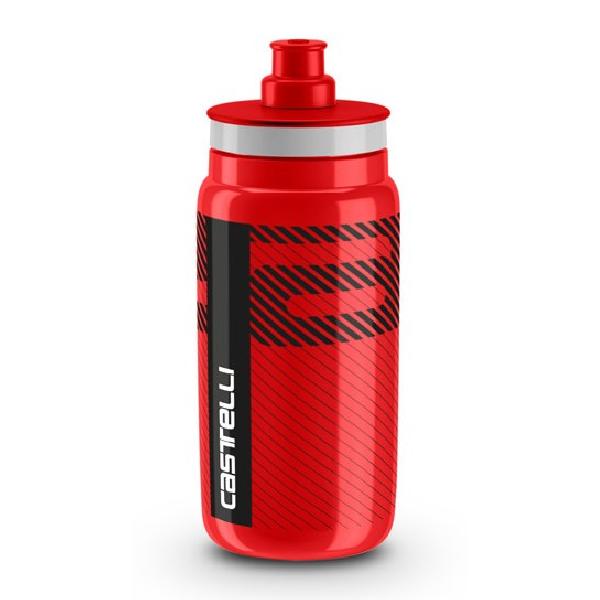 Castelli water bottle bidon 550ml rood