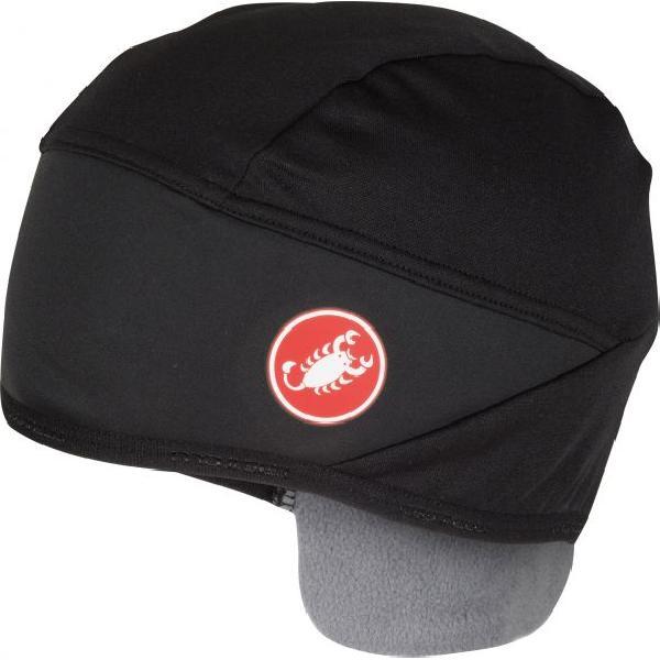 Castelli Estremo windstopper skully helmmuts zwart