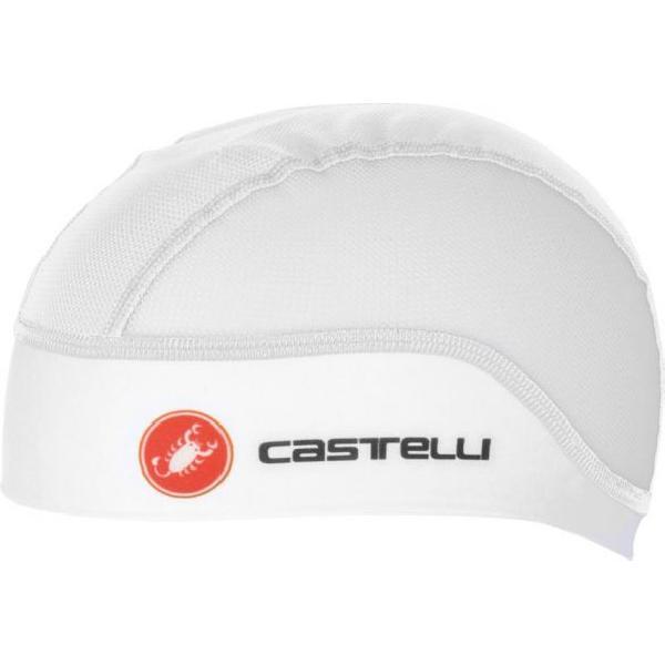 Castelli Summer skullcap helmmuts wit heren