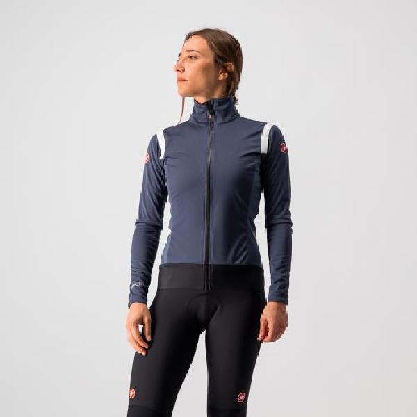 Castelli Alpha RoS 2 light fietsjack donkerblauw dames S