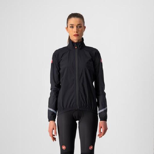 Castelli Emergency 2 regenjack zwart dames L