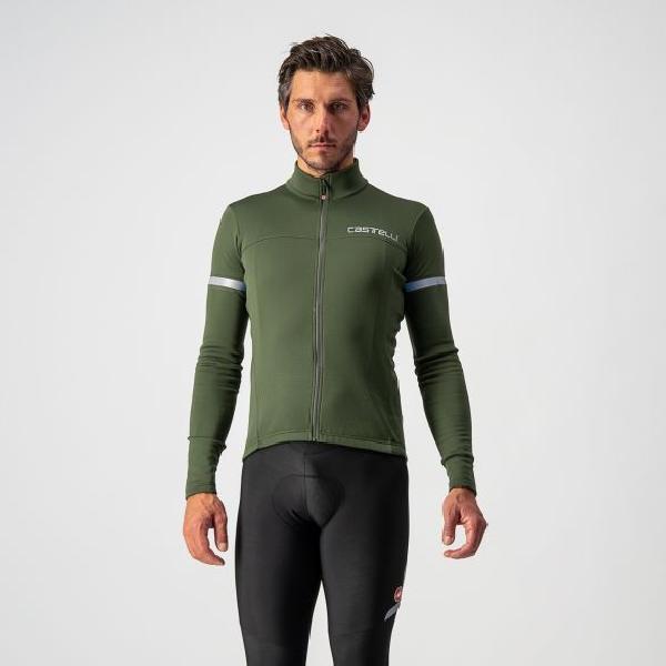 Castelli Fondo 2 lange mouw fietsshirt groen heren XXL