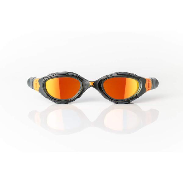 Zoggs Predator flex titanium zwembril oranje/zwart