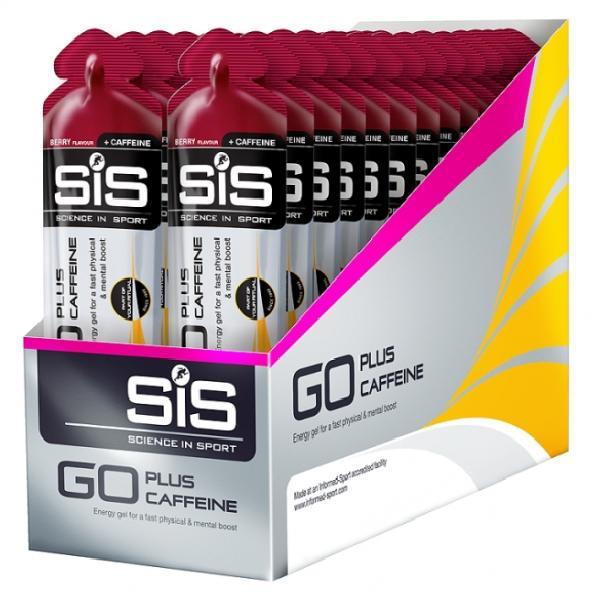 SIS GO Energy + caffeïne energiegel bessen 30 stuks