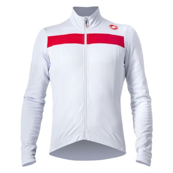 Castelli Puro 3 lange mouw fietsshirt zilvergrijs heren L